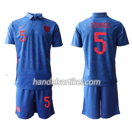 England Stones 5 Kinder Auswärts Trikotsatz Euro 2020 Kurzarm (+ Kurze Hosen)